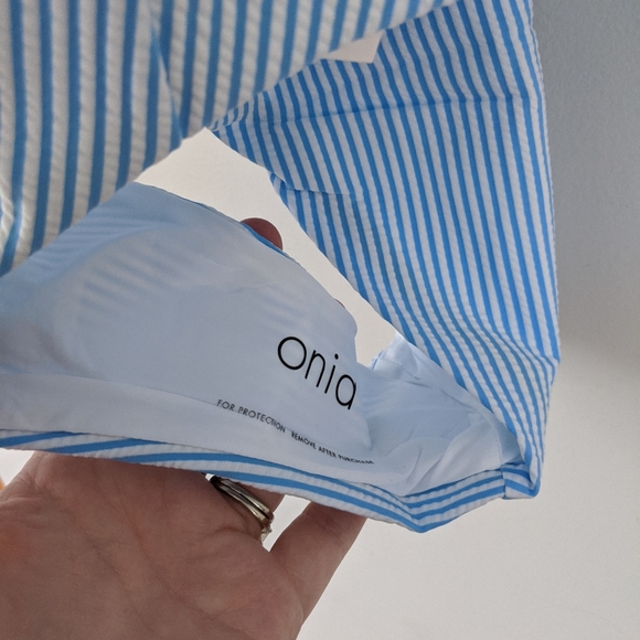 Onia Isabella High-leg Seersucker One Piece - Picture 8 of 8